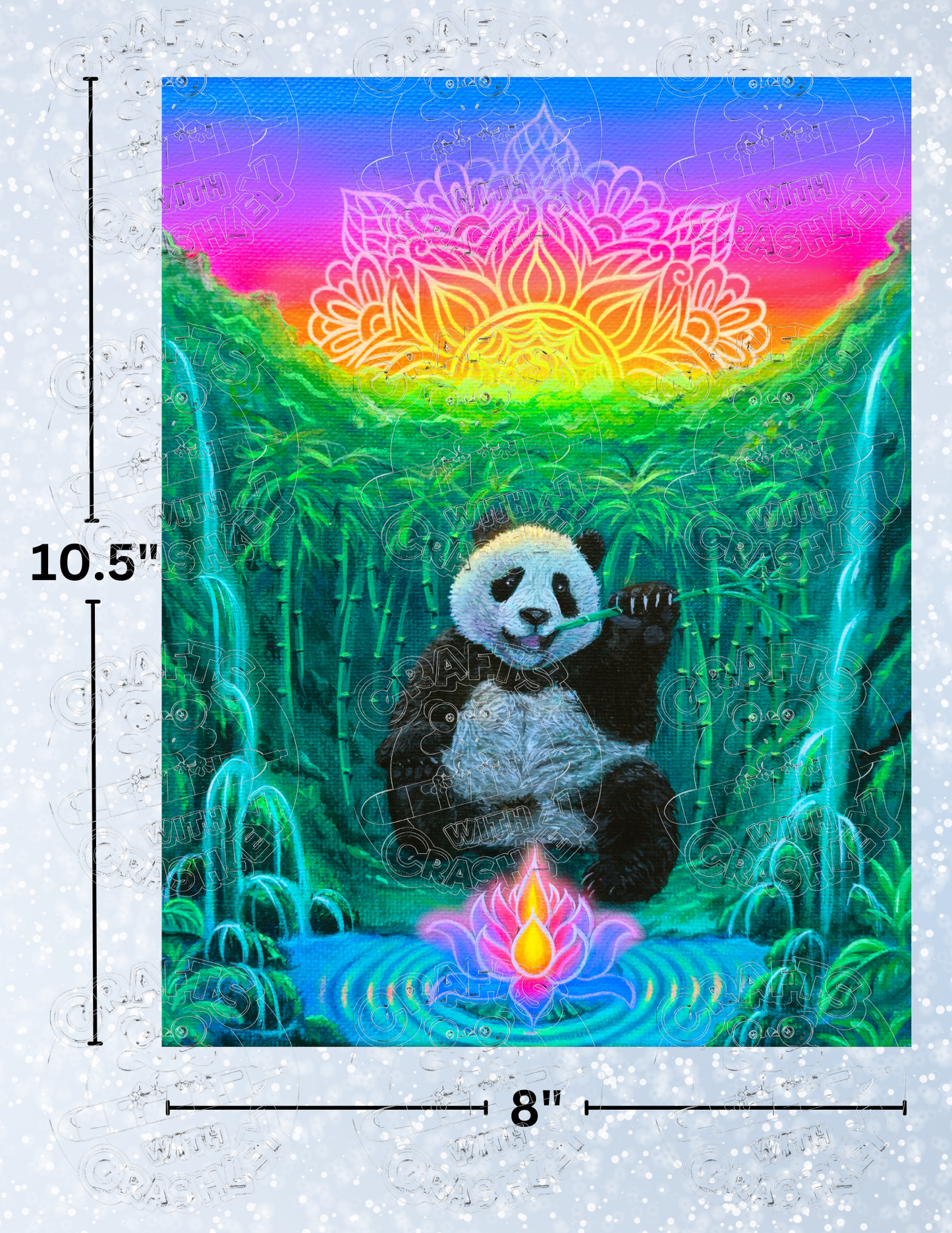 "Radiance" by ©Becca Tindol Premium Decorative Release Papers for Diamond Painting