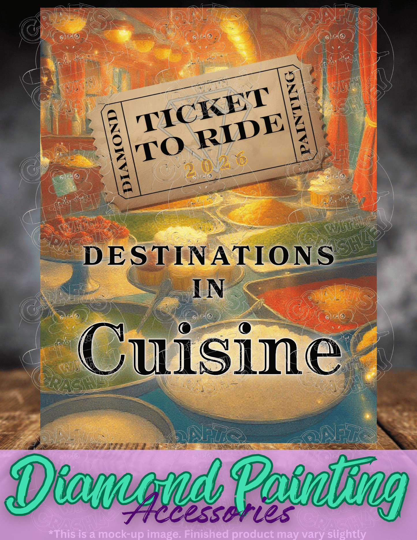 "Ticket to Ride 2026" Premium Accessories for Diamond Painting