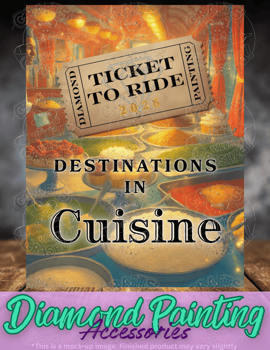 "Ticket to Ride 2026" Premium Accessories for Diamond Painting