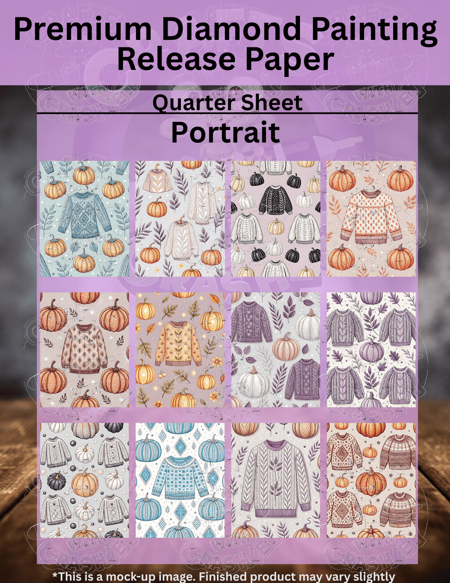 Sweater Weather Combo Pack Premium Release Paper for Diamond Painting