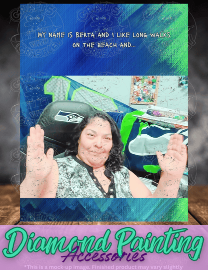 "Berta's Dating Profile" Premium Accessories for Diamond Painting