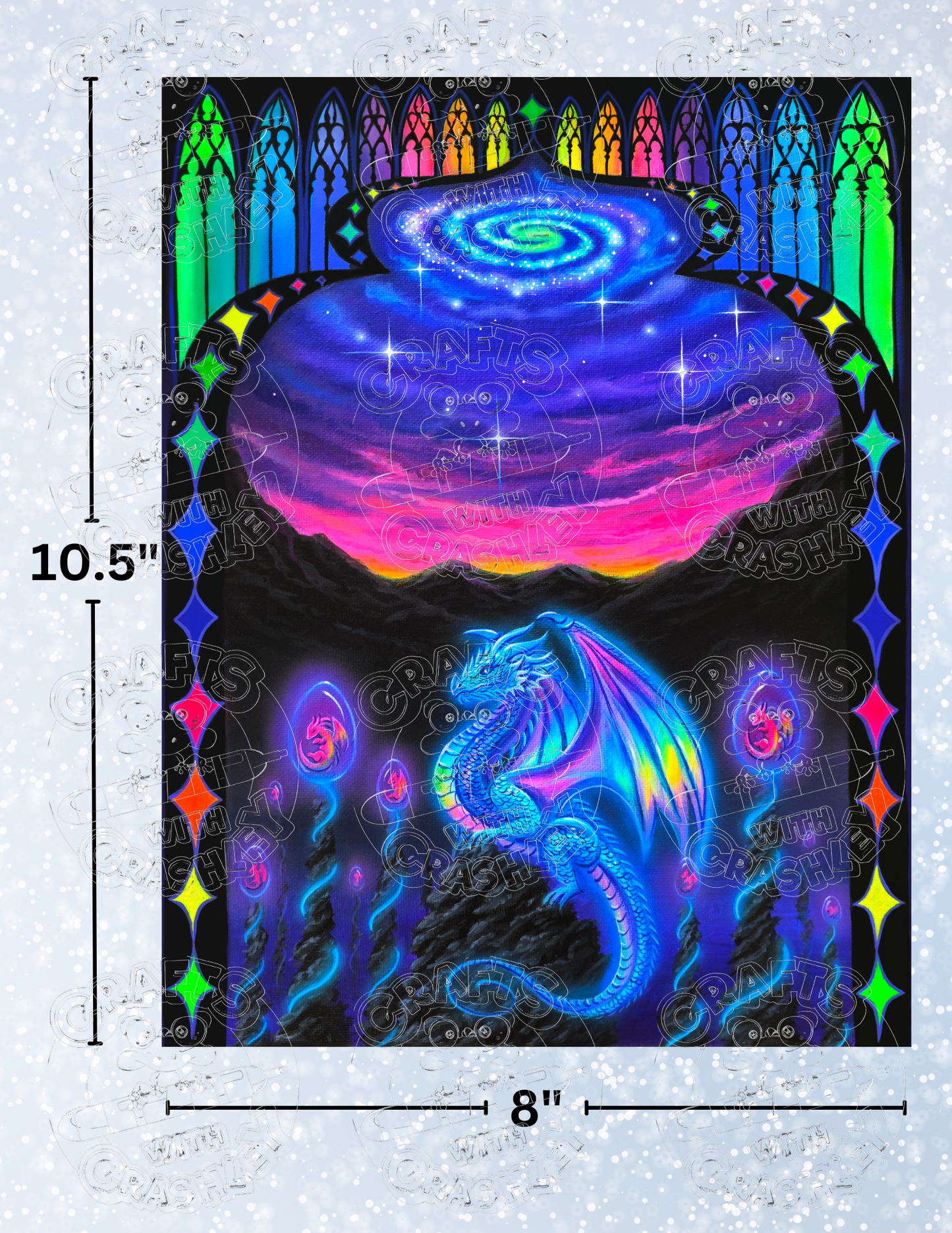 "Celestara" by ©Becca Tindol Premium Decorative Release Papers for Diamond Painting