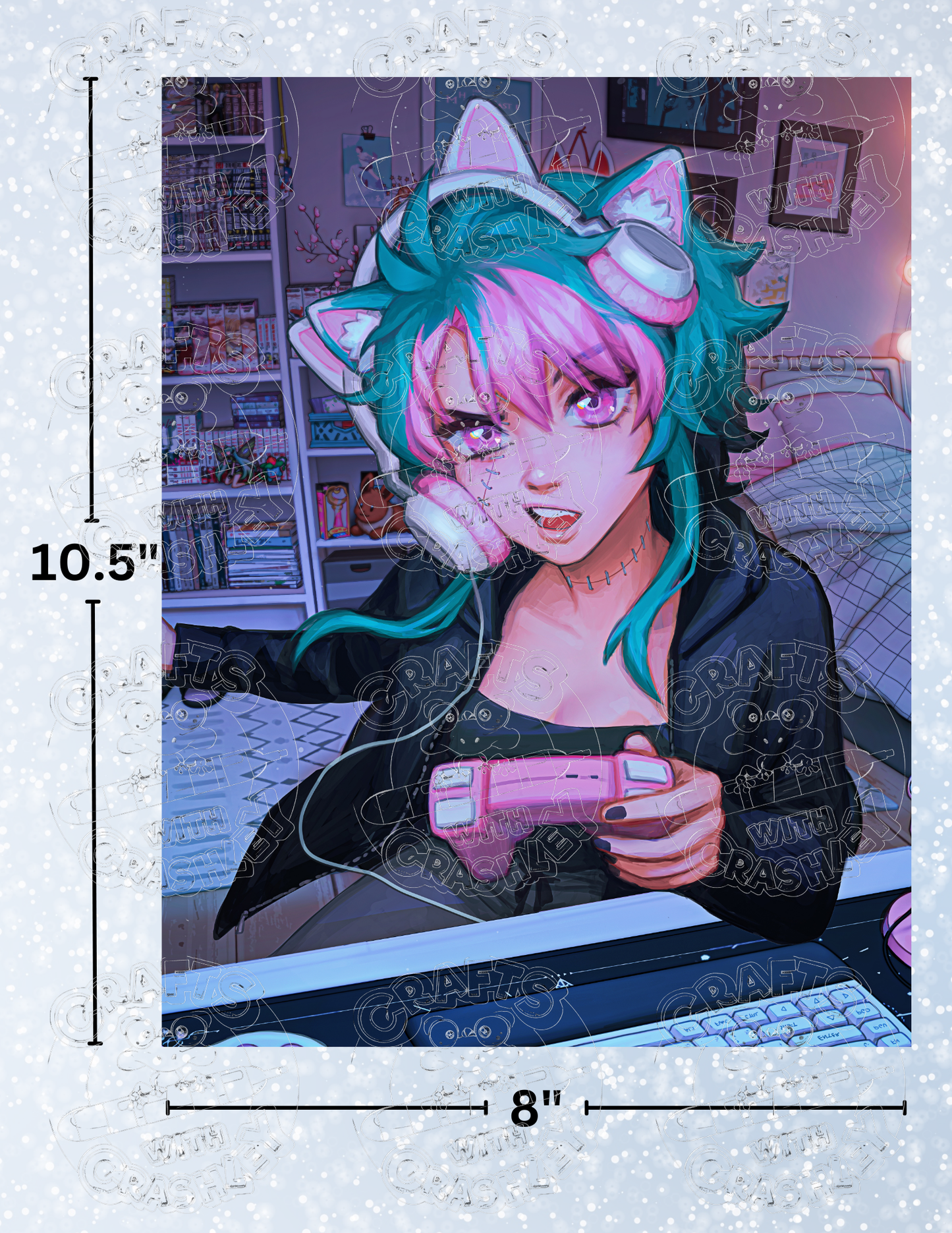 "WTF Moment" by ©Ivy Dolamore Premium Decorative Release Papers for Diamond Painting