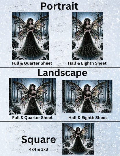 "Dark Winter" by ©Cocomarshmallow Premium Decorative Release Papers for Diamond Painting