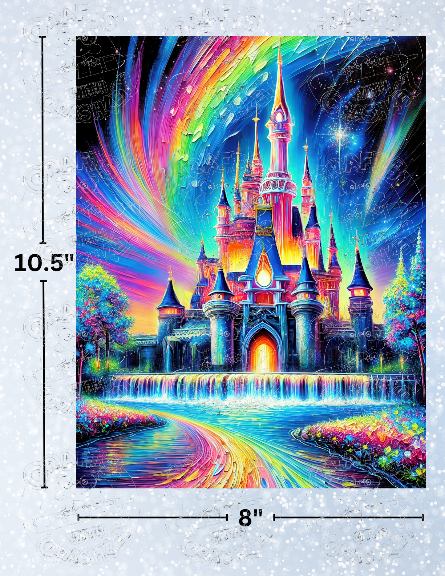 "Where Rainbows sleep" by ©Cocomarshmallow Premium Decorative Release Papers for Diamond Painting