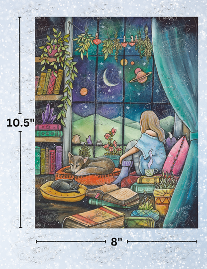 "Nightfall" by ©Kat Fedora Premium Decorative Release Papers for Diamond Painting