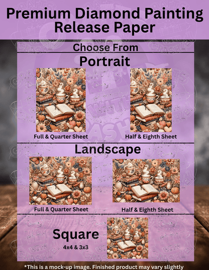 "Autumn Book Stack" Premium Accessories for Diamond Painting