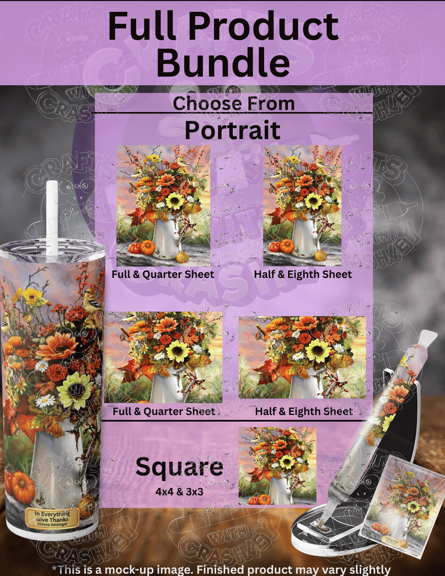 "In Everything Give Thanks" by ©Dona Gelsinger Premium Accessories for Diamond Painting