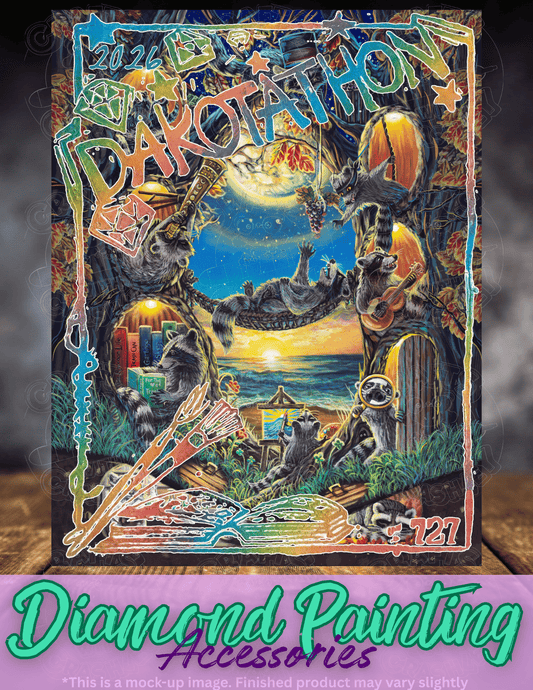 "Dakotathon 2026" by ©Dakota Daetwiler Premium Accessories for Diamond Painting