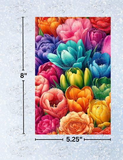 "Oodles of Tulips" by ©Cocomarshmallow Decorative Diamond Painting Release Papers