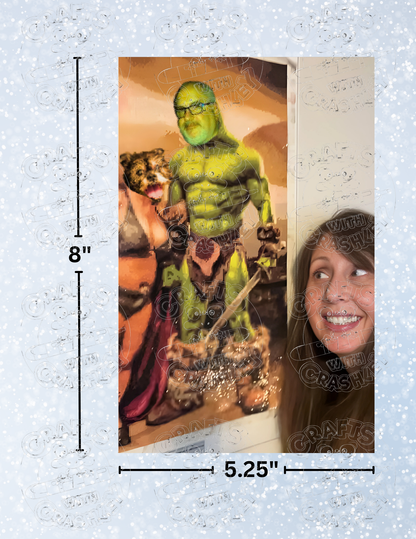 "Look What I Did" Decorative Diamond Painting Release Papers