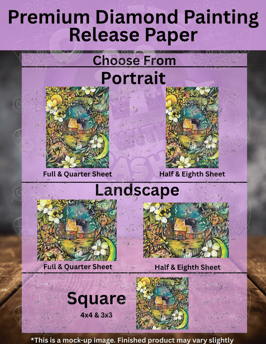 "The Garden Cottage" by ©Kat Fedora Premium Accessories for Diamond Painting