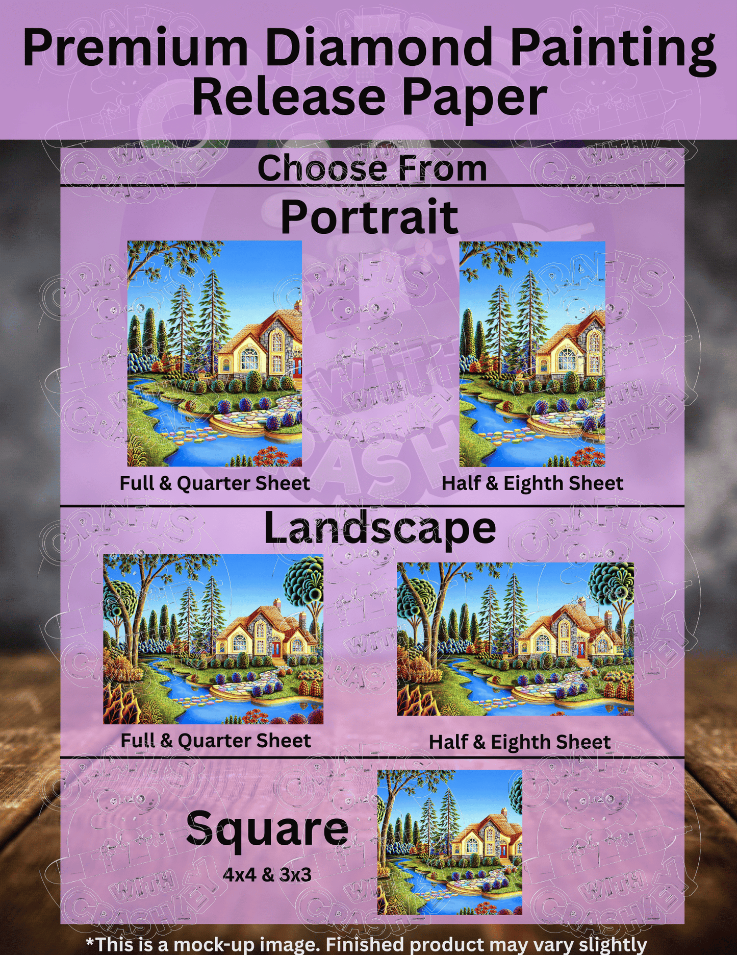 "Stepping Stone Creek" by ©Andy Russell Premium Accessories for Diamond Painting