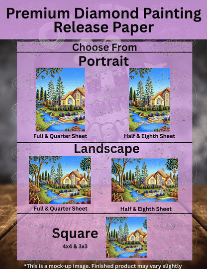 "Stepping Stone Creek" by ©Andy Russell Premium Accessories for Diamond Painting