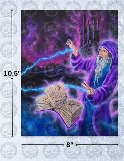 "Spellcaster" by Becca Tindol Decorative Diamond Painting Release Papers