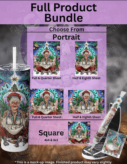 "Bohemian Mrs Claus" by ©Cheryl Baker Premium Accessories for Diamond Painting