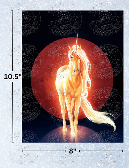 "The Last Unicorn" by ©JoJoes Art Premium Decorative Release Papers for Diamond Painting