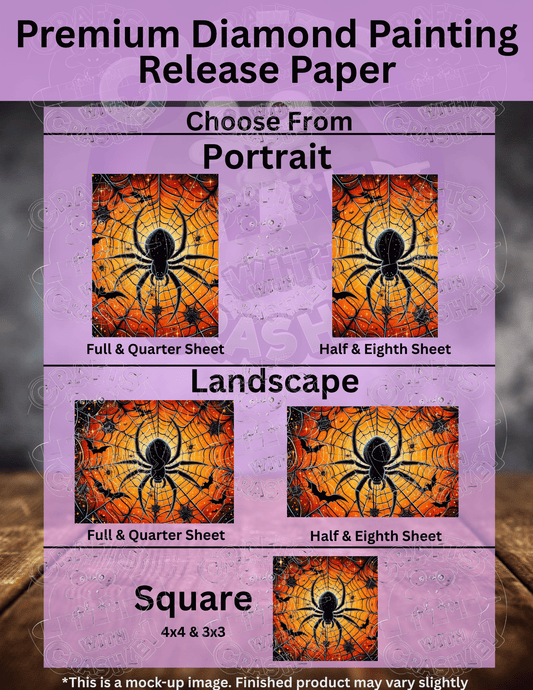 "Glimmering Spider" Premium Accessories for Diamond Painting