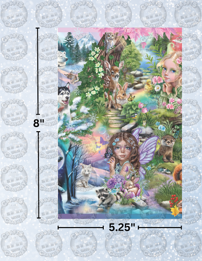 "A Season of Fairies" by ©Sheena Pike Decorative Diamond Painting Release Papers