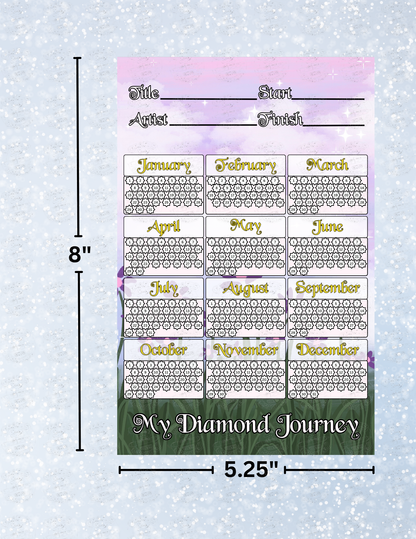 "Year Long WIP Tracker" Decorative Diamond Painting Release Papers