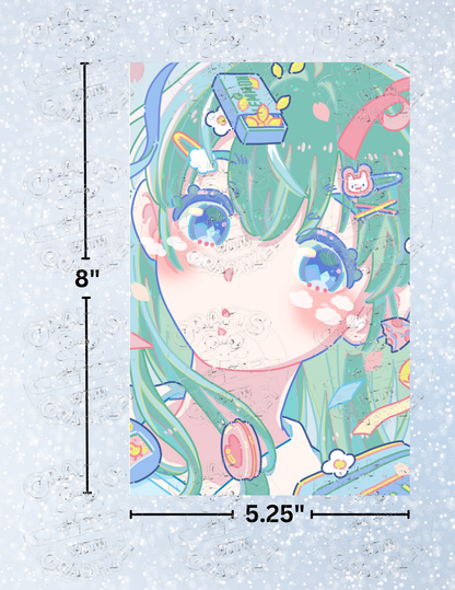 "Harukaze" by ©Hiroko Hashimoto Decorative Diamond Painting Release Papers