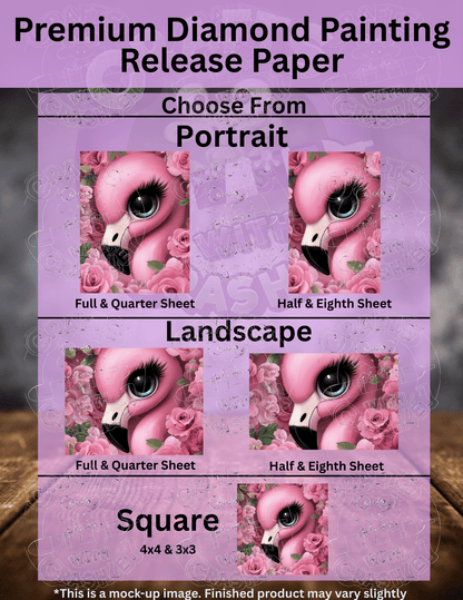 "Flamingo Rose" by ©Cocomarshmallow Premium Accessories for Diamond Painting