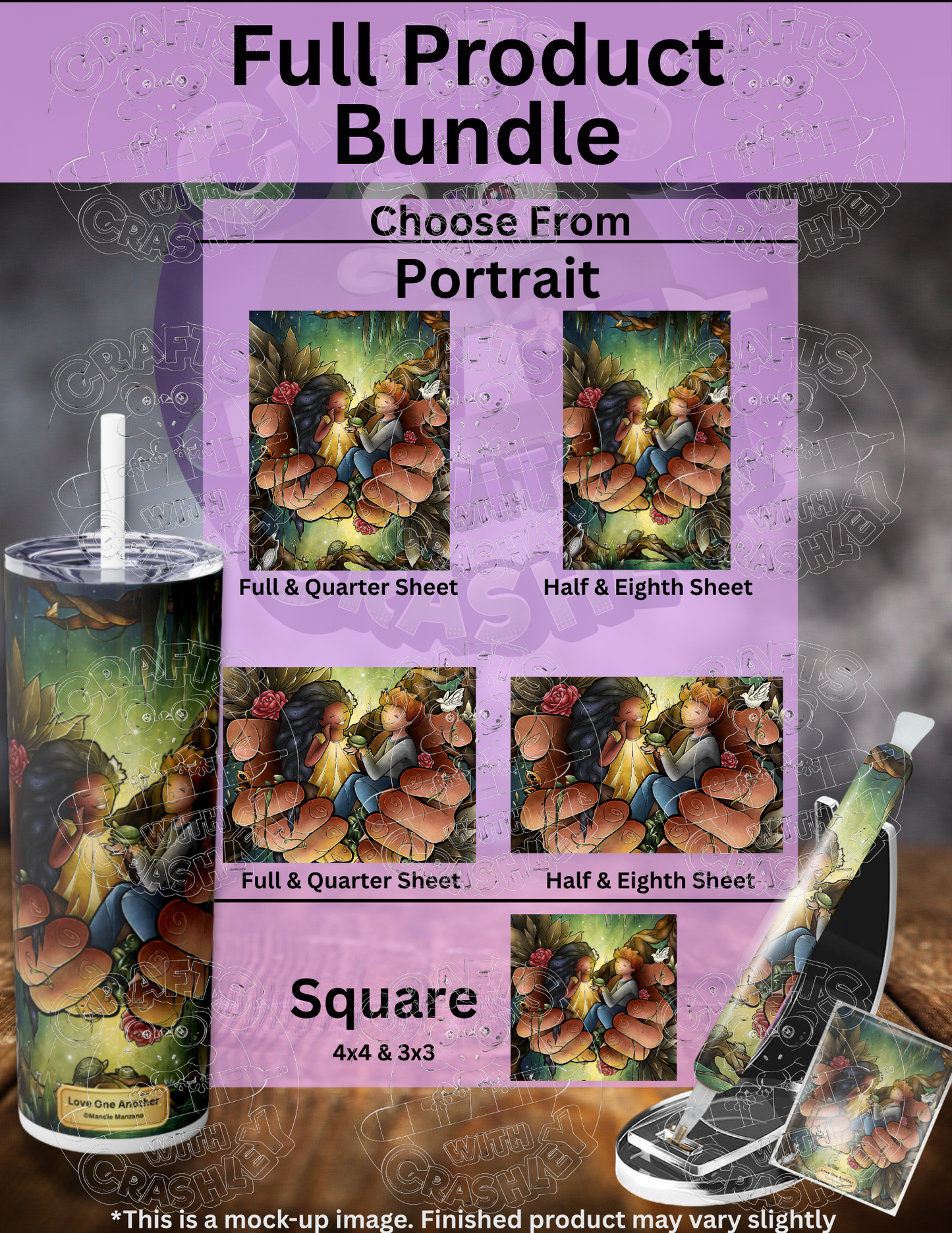 "Love One Another" by ©Mandie Manzano Premium Accessories for Diamond Painting