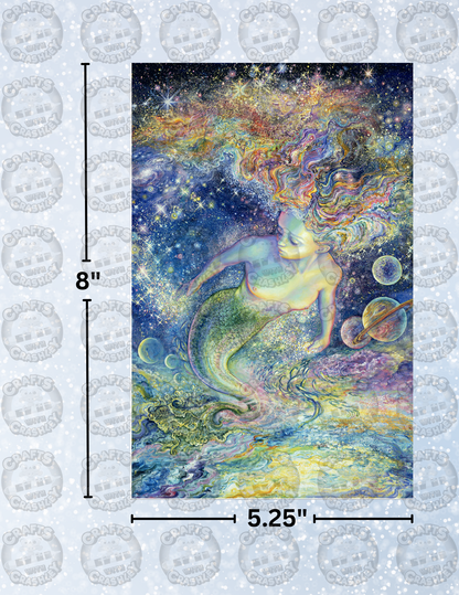 "Space Mermaid" by ©Josephine Wall Decorative Diamond Painting Release Papers