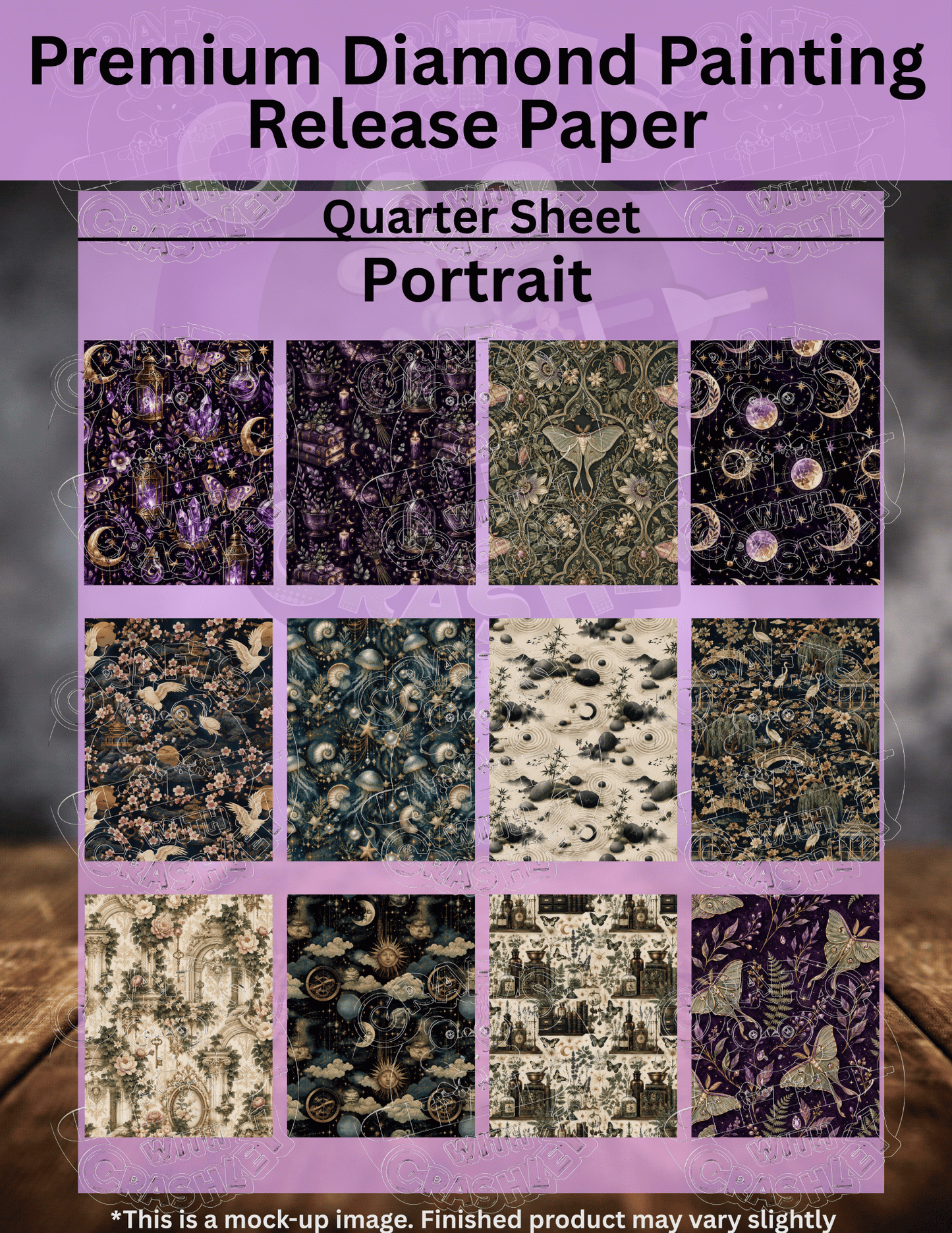 Twilight Witch Combo Pack Premium Release Paper for Diamond Painting