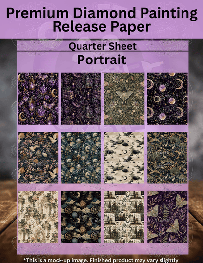 Twilight Witch Combo Pack Premium Release Paper for Diamond Painting