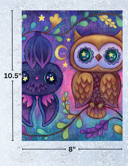 "Komori No Fukumo" by ©Jeremiah Ketner Premium Decorative Release Papers for Diamond Painting