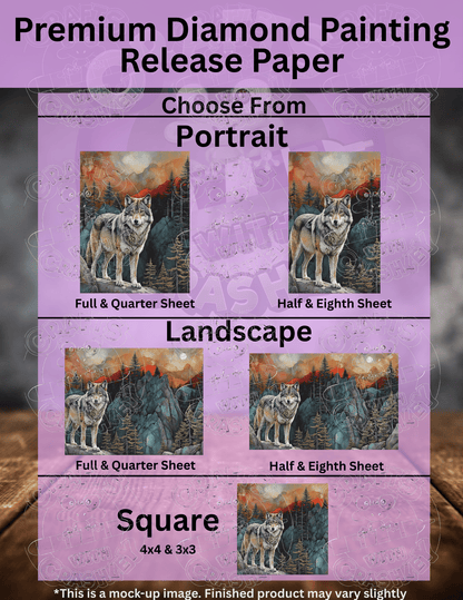 "The Way of the Wolf" by ©Peggy Collins Premium Accessories for Diamond Painting