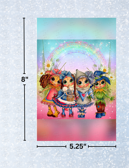 "Wizard of Oz Besties" by ©Sherri Baldy Decorative Diamond Painting Release Papers