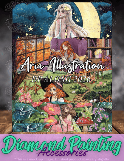 "Aria Illustration DP Along 2026" by ©Aria Illustration Premium Accessories for Diamond Painting