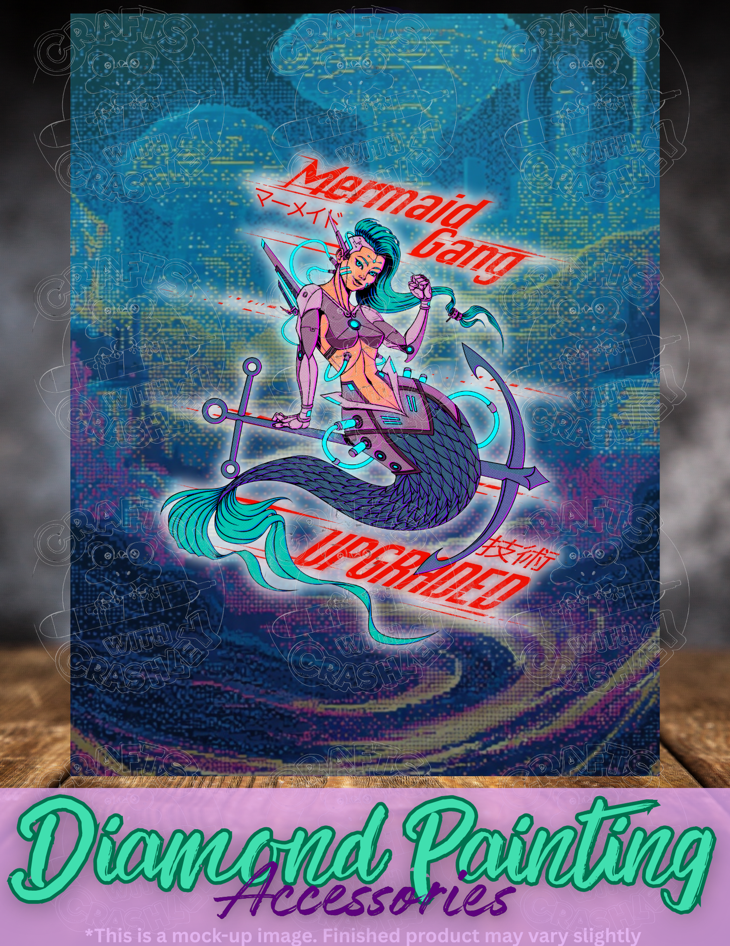 "Mermaid Gang Upgraded" by ©Tobe Fonseca Premium Accessories for Diamond Painting