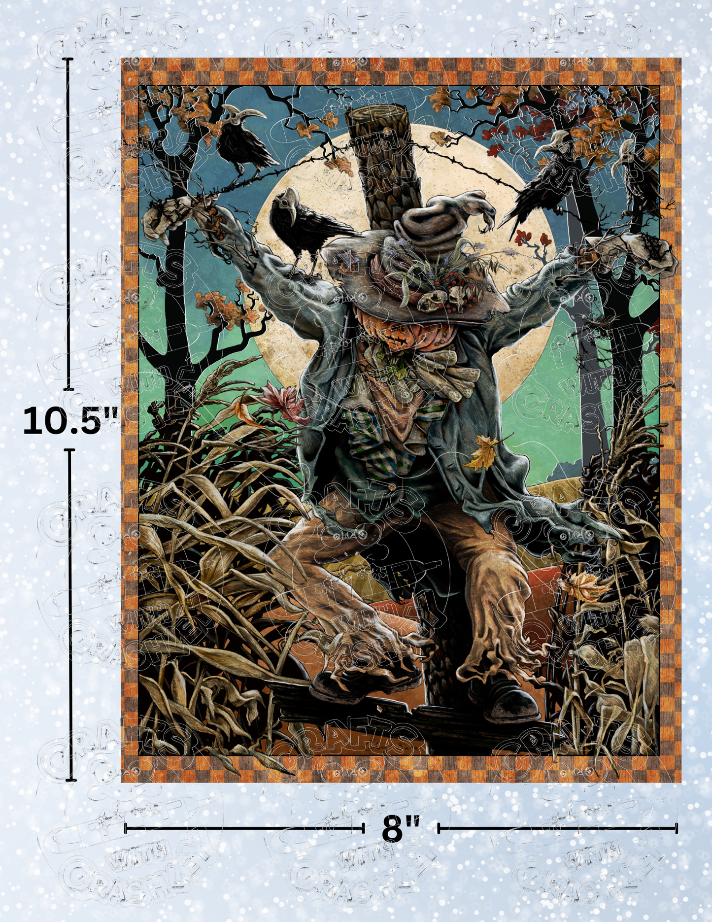 "The 4 Crows of the Apocalypse" by ©Cheryl Baker Premium Decorative Release Papers for Diamond Painting