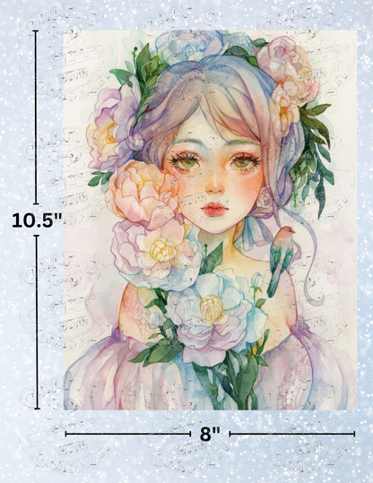 "Love, Tesse" by ©Margaret Morales Premium Decorative Release Papers for Diamond Painting