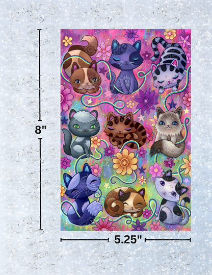 "Kitty Cat" by ©Jeremiah Ketner Decorative Diamond Painting Release Papers