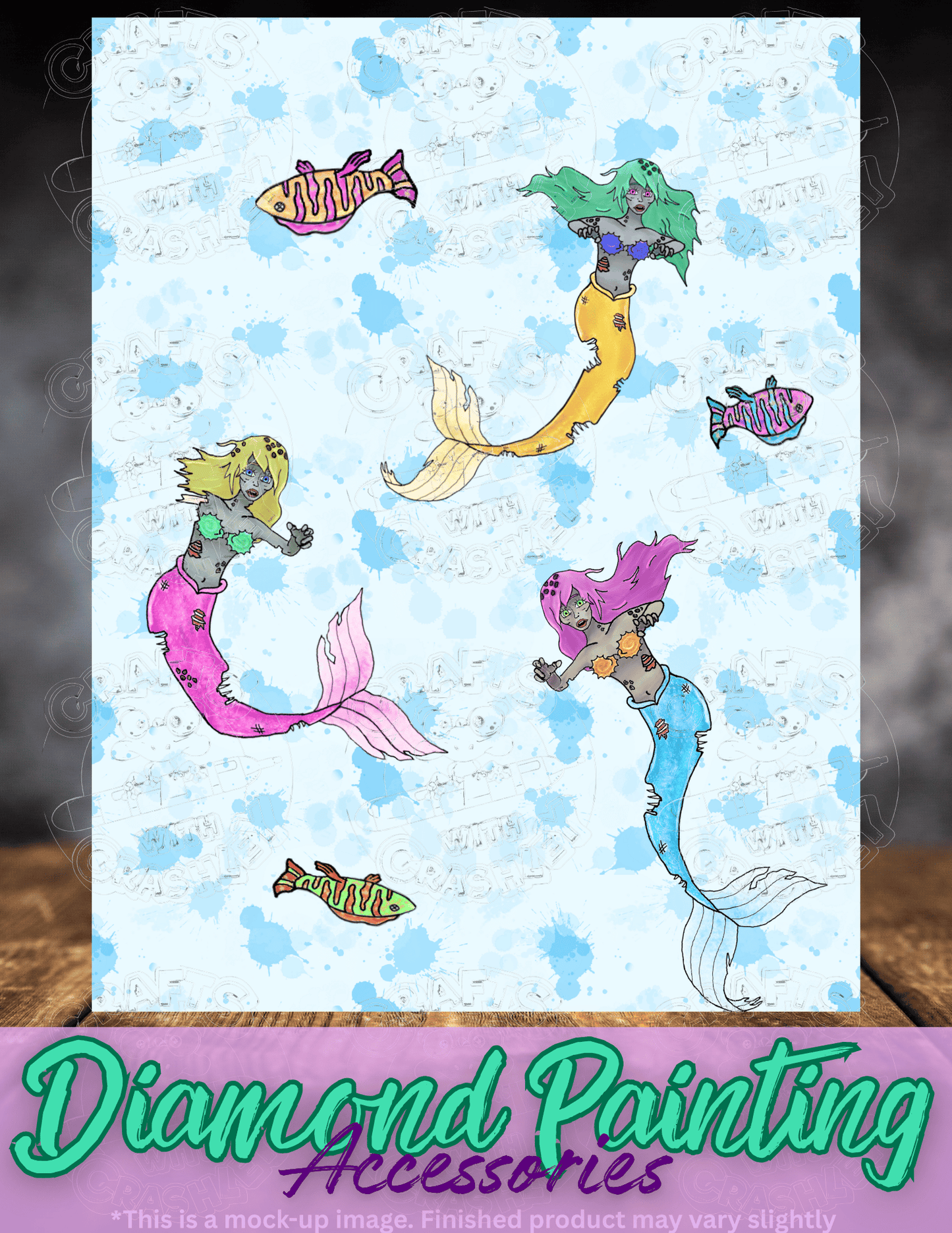 "Zombies of the Sea" by ©Kaleena Kollmeier Premium Accessories for Diamond Painting