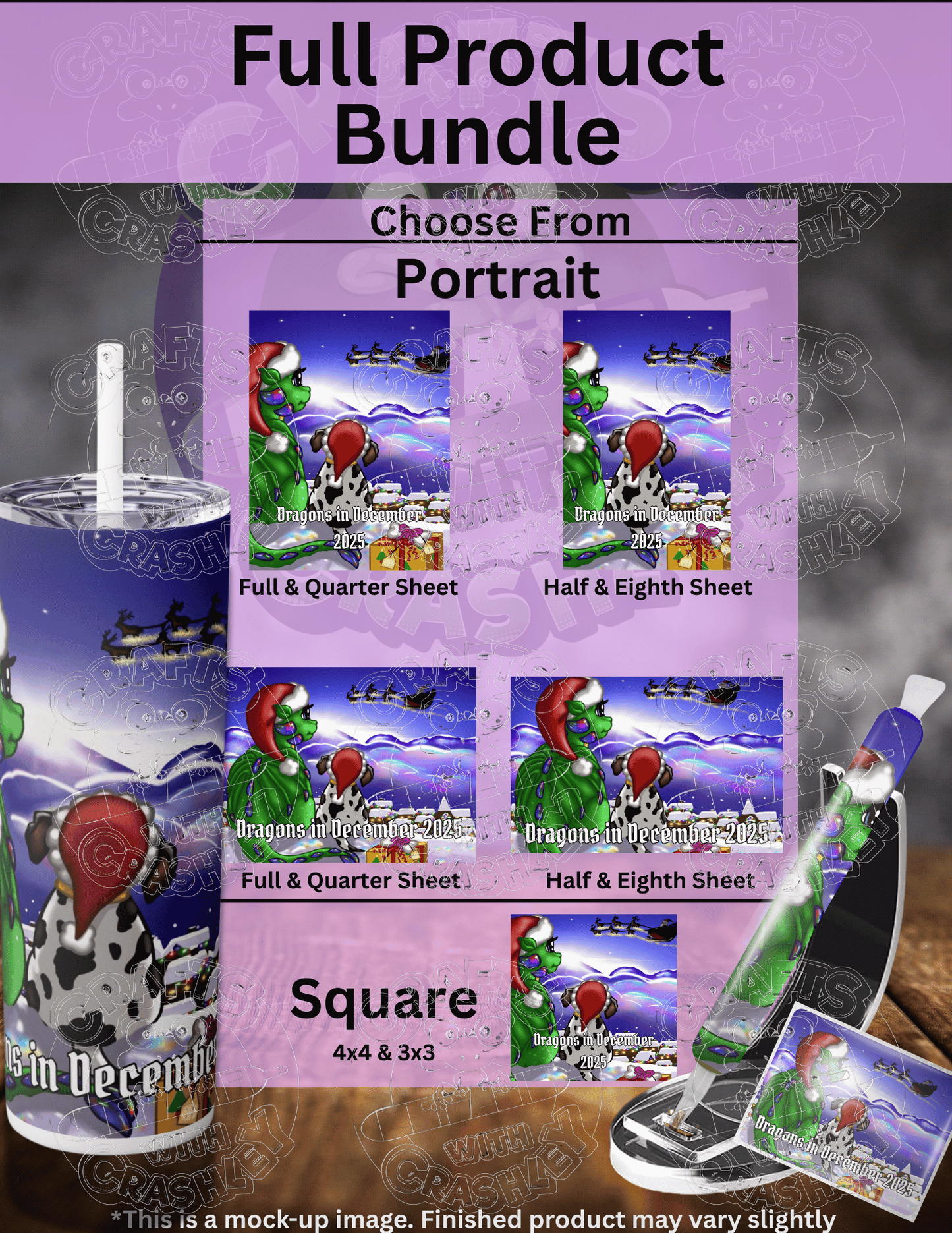 "Dragons in December 2025" by ©Emma Casey Premium Accessories for Diamond Painting