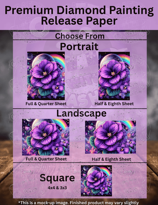 "Cosmic Violet" by ©Cocomarshmallow Premium Accessories for Diamond Painting