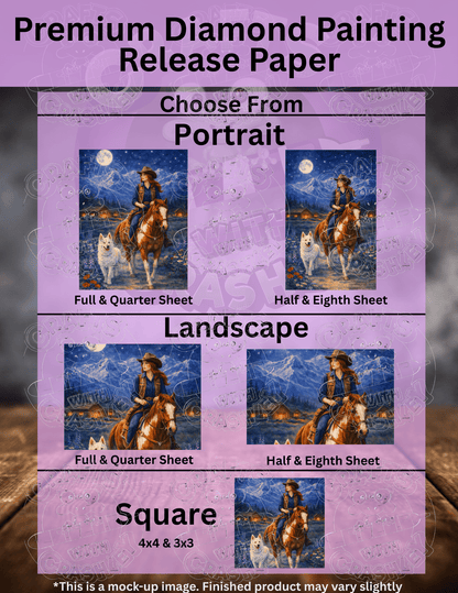 "Montana Moonlight" by ©RedNiN Gallery Premium Accessories for Diamond Painting