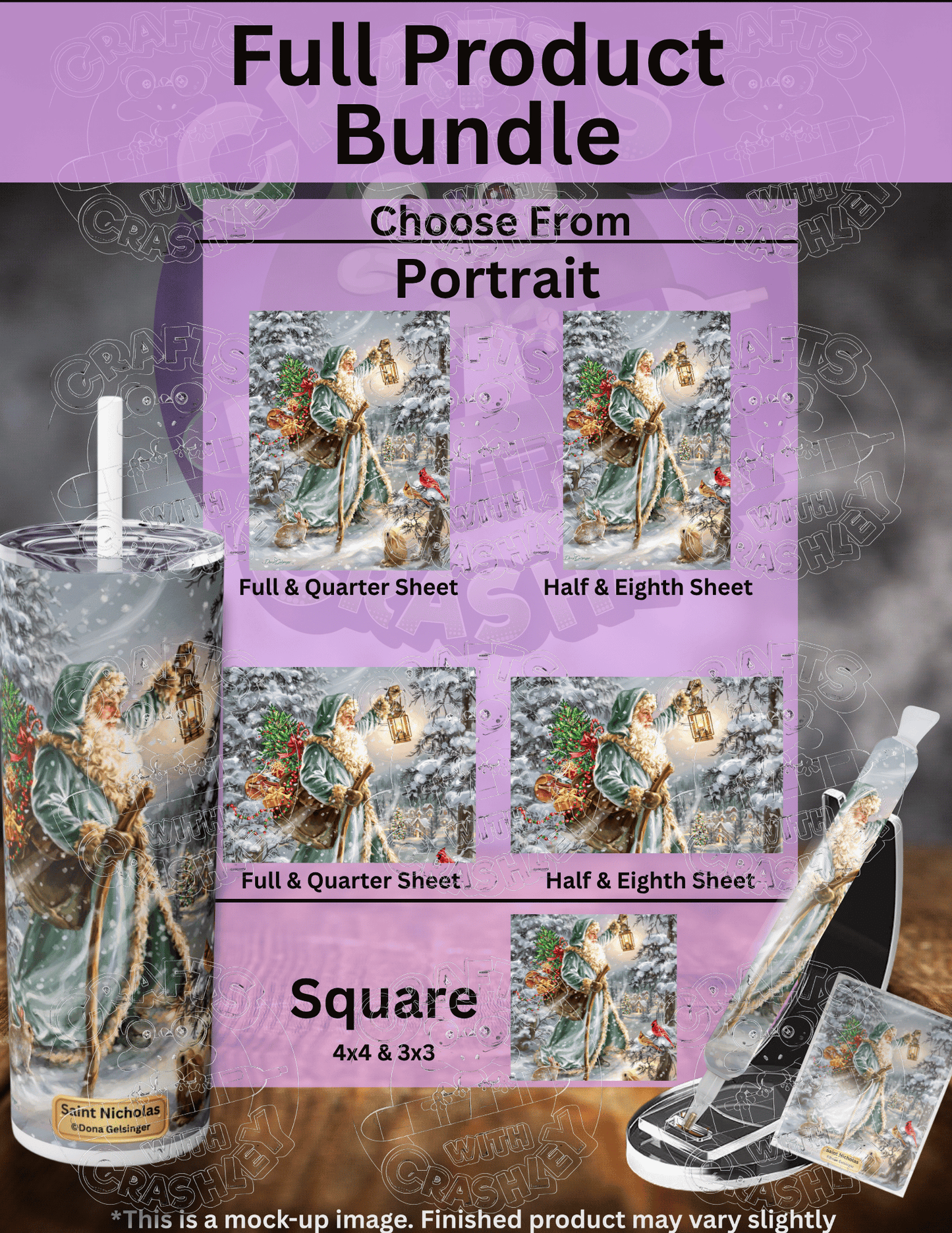 "Saint Nicholas" by ©Dona Gelsinger Premium Accessories for Diamond Painting