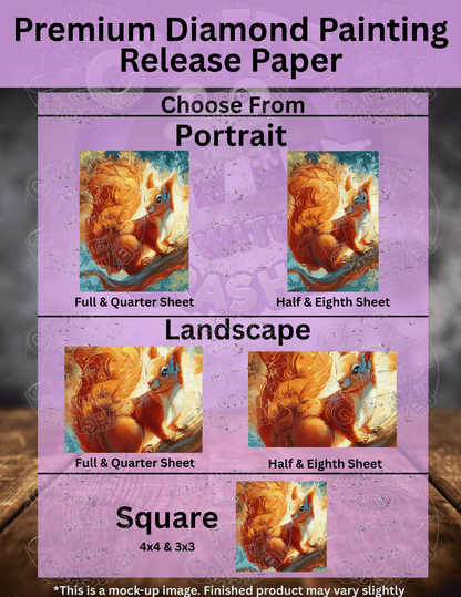 "Sunbeam the Squirrel" by ©Puffygator Premium Accessories for Diamond Painting