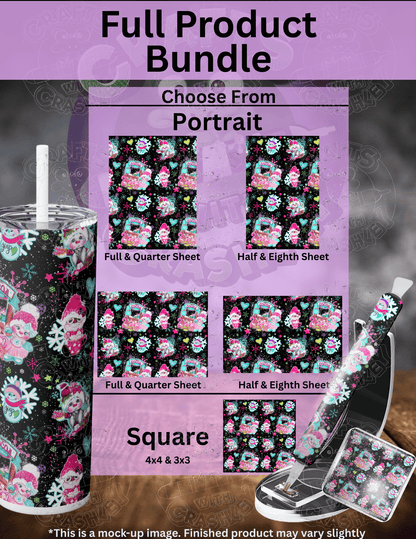 "Colorful Snowman Pattern" by ©Sheena Pike Premium Accessories for Diamond Painting