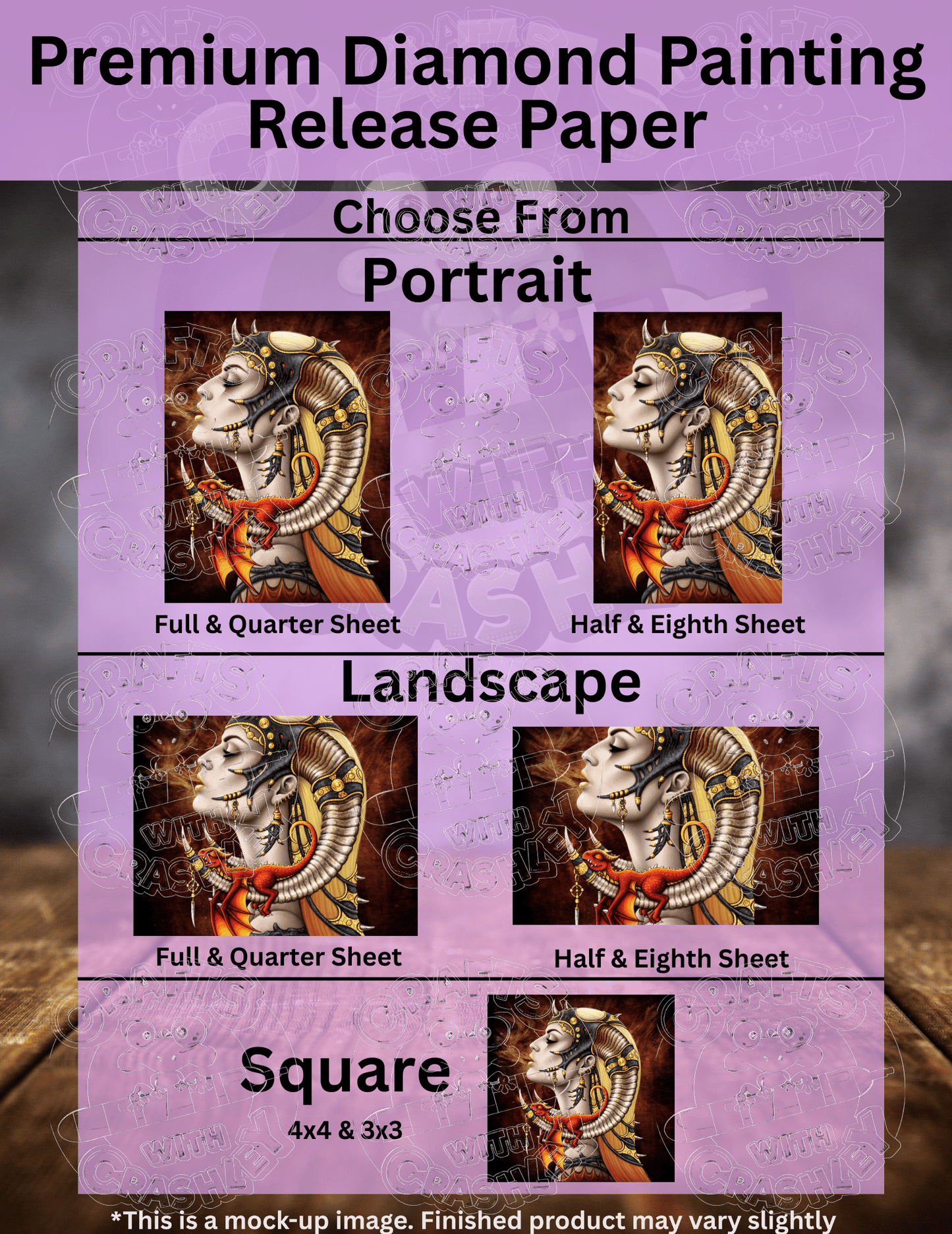 "Mother of Dragons" by ©Sarah Richter Premium Accessories for Diamond Painting