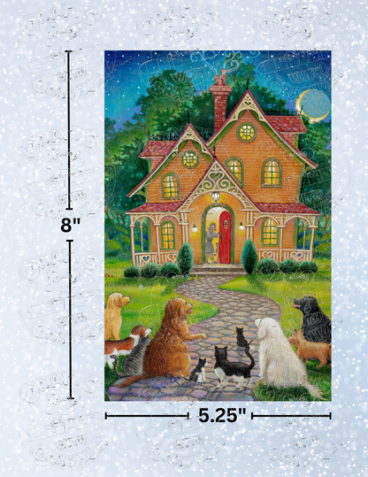 "Welcome Home" By ©Randal Spangler Decorative Diamond Painting Release Papers