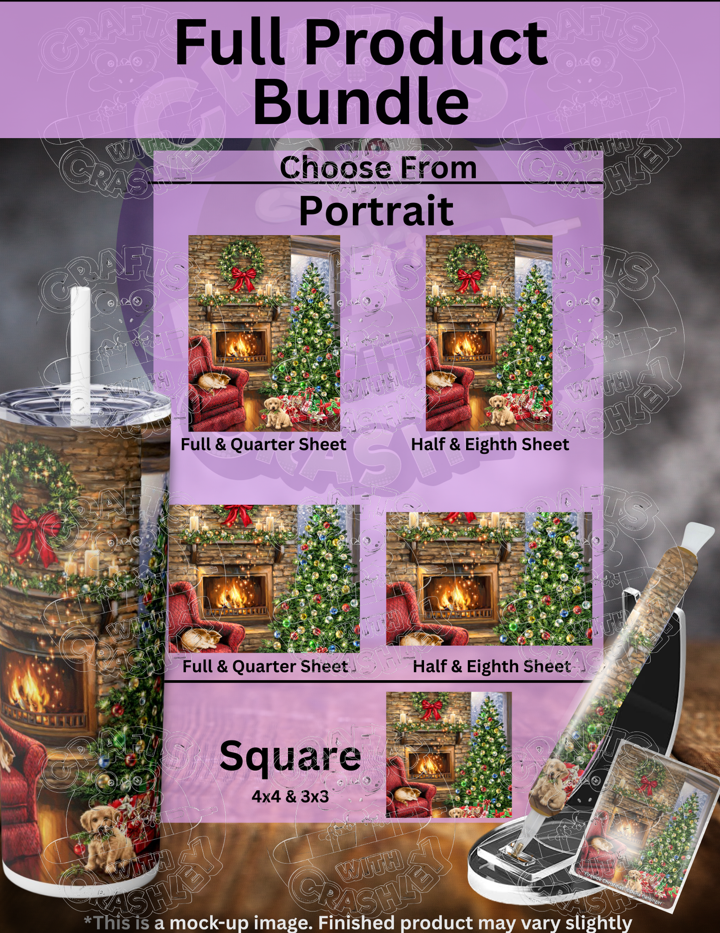 "Fireside Christmas" by ©Dona Gelsinger Premium Accessories for Diamond Painting
