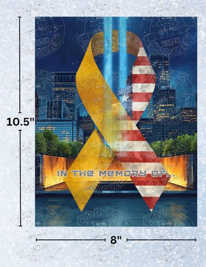 "In the Memory Of..." Premium Decorative Release Papers for Diamond Painting