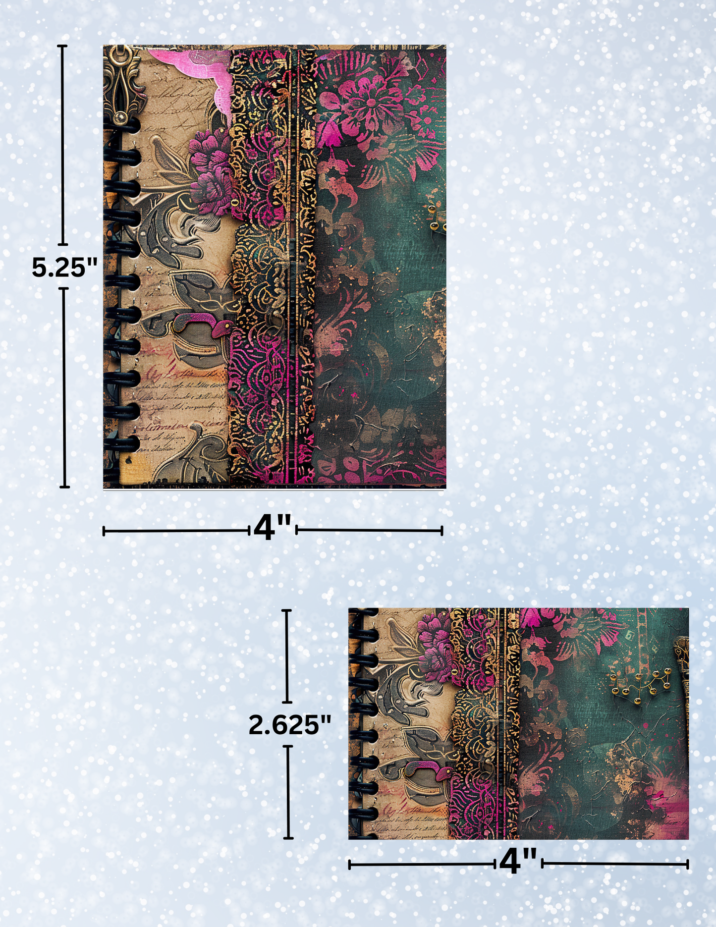 "Gothic Notebook" Decorative Diamond Painting Release Papers